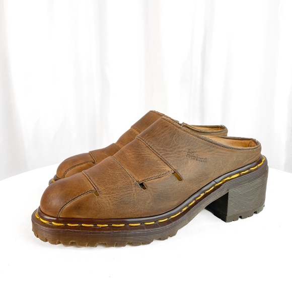 Vintage 90s Chunky Dr Marten Clogs - Picture 3 of 10
